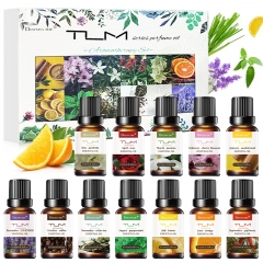 A 12-scent fragrance set of essential oils for home and office use.